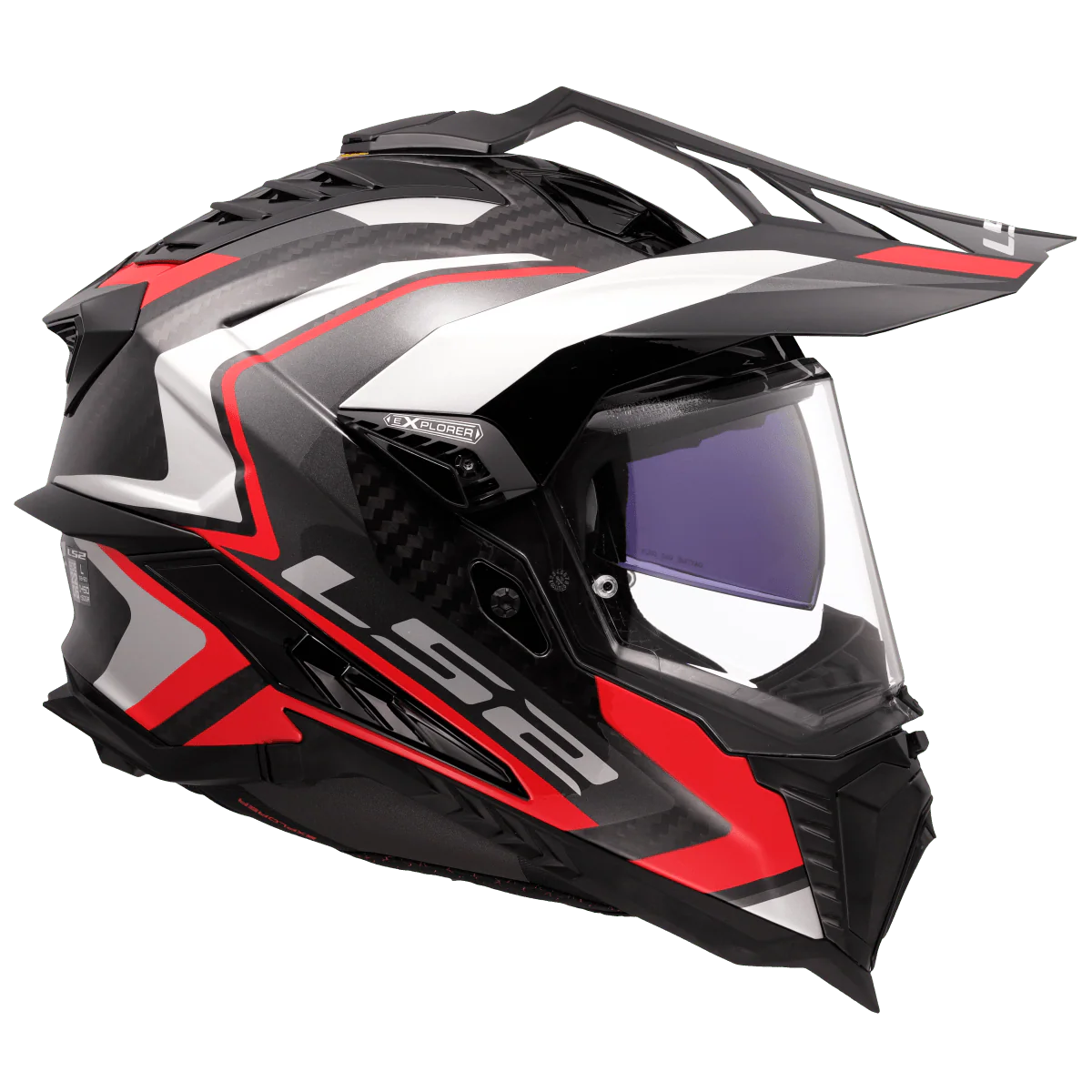 Casco LS2 MX701 C EXPLORER 2206 Carbon Frontier II - Image 10