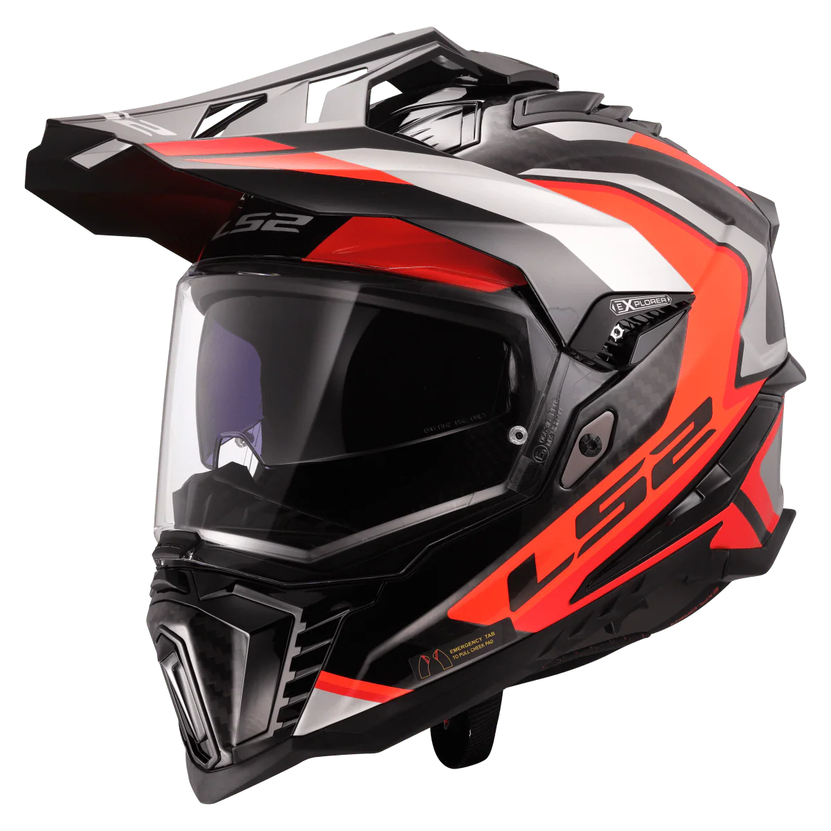 Casco LS2 MX701 C EXPLORER 2206 Carbon Frontier II - Image 12