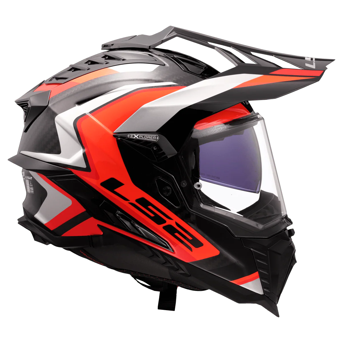 Casco LS2 MX701 C EXPLORER 2206 Carbon Frontier II - Image 16