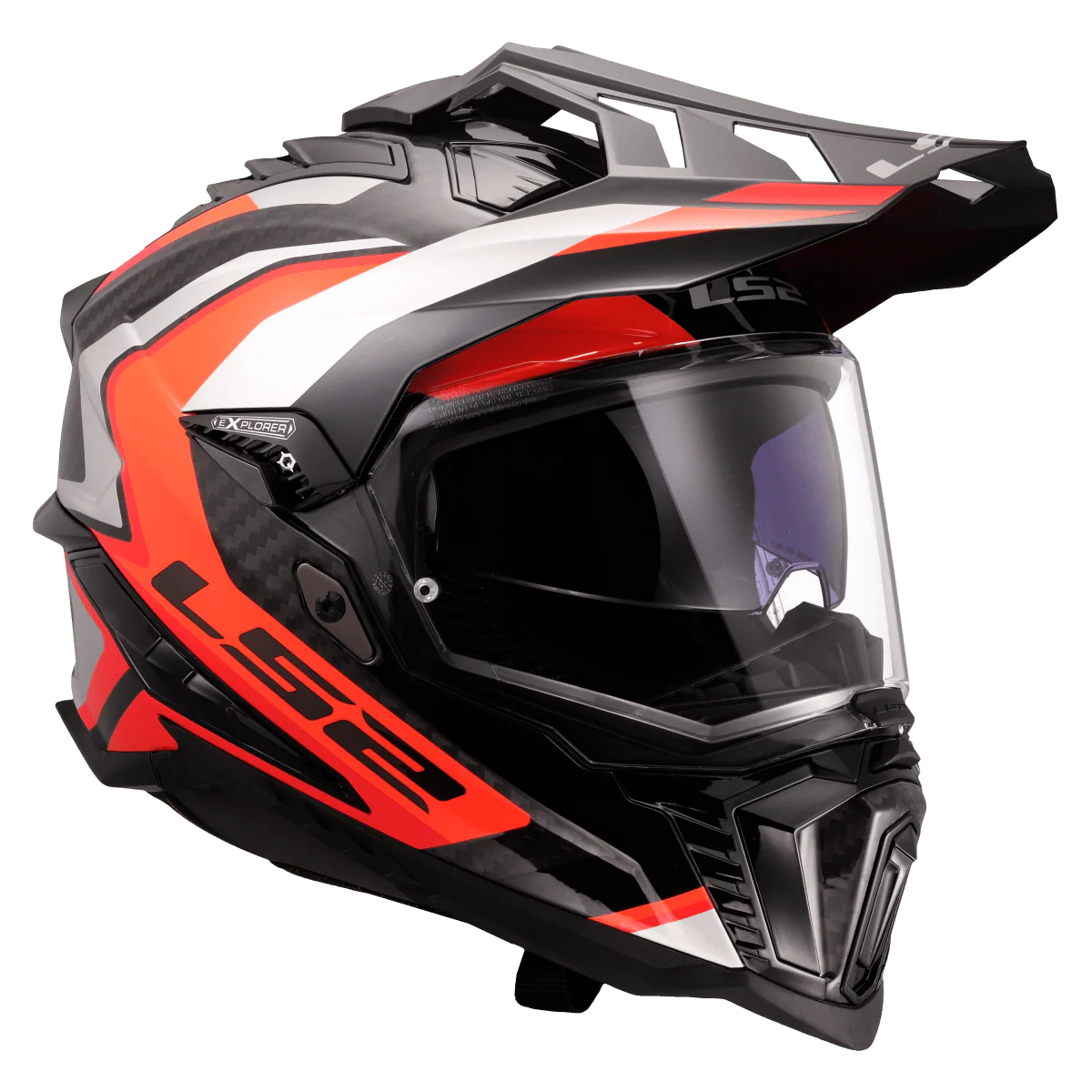 Casco LS2 MX701 C EXPLORER 2206 Carbon Frontier II - Image 17