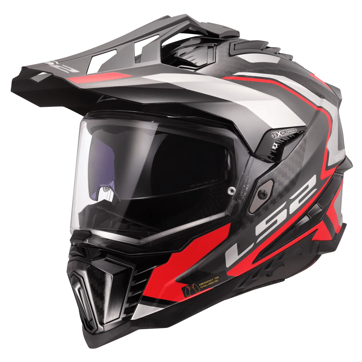 Casco LS2 MX701 C EXPLORER 2206 Carbon Frontier II - Image 3