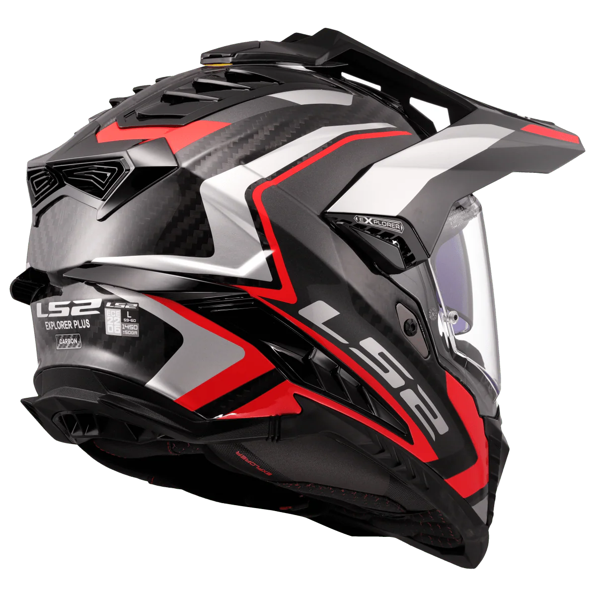 Casco LS2 MX701 C EXPLORER 2206 Carbon Frontier II - Image 7