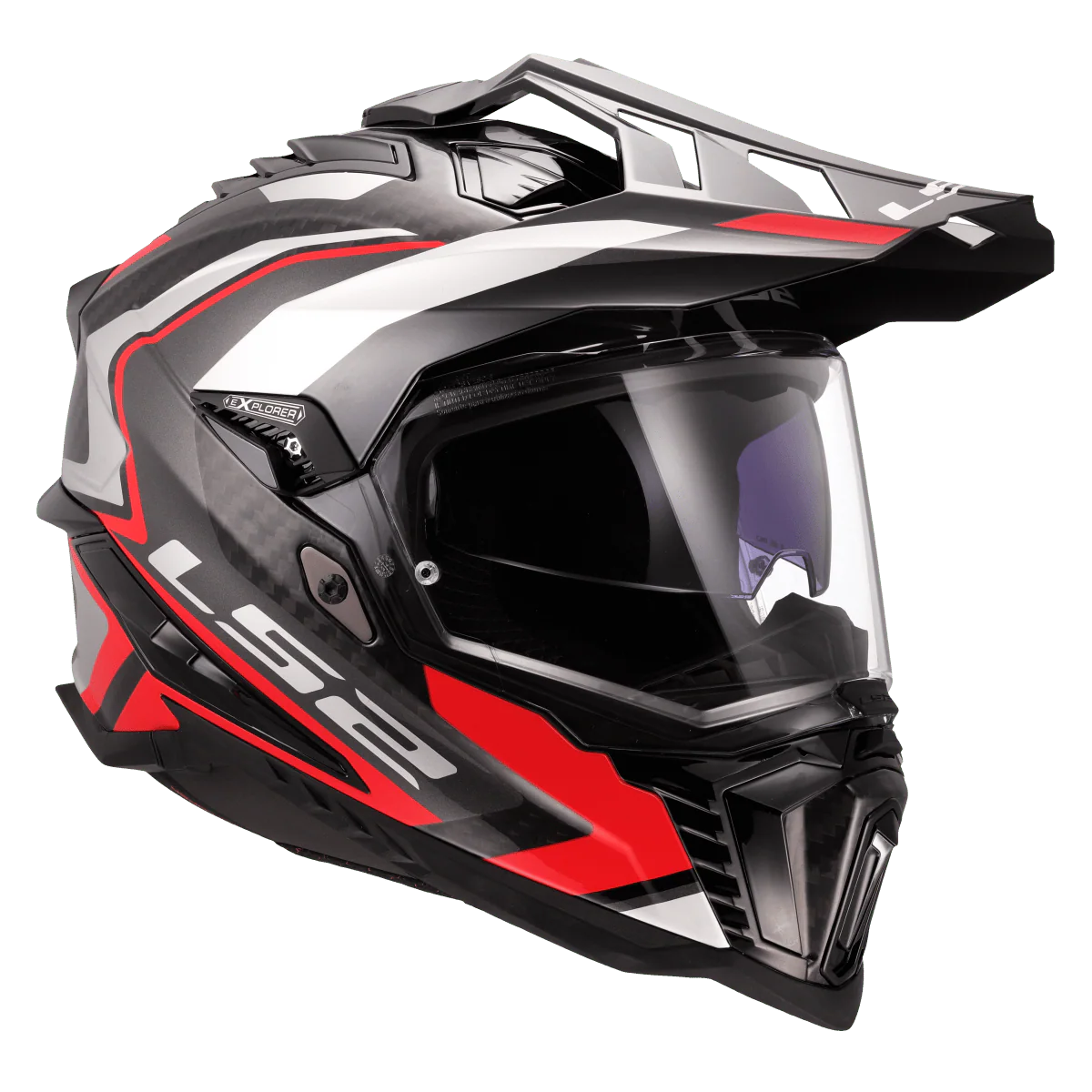 Casco LS2 MX701 C EXPLORER 2206 Carbon Frontier II - Image 9