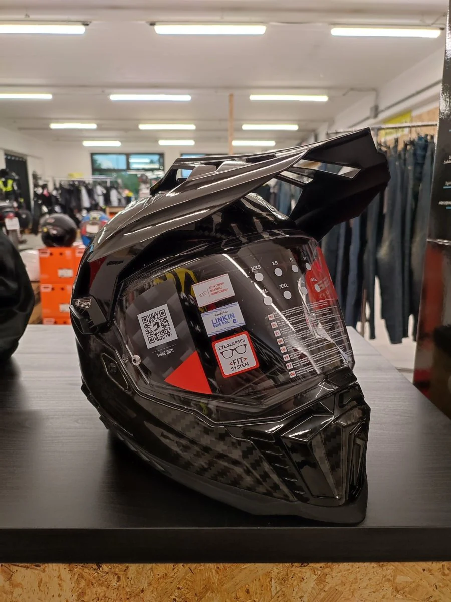 Casco Adventure LS2 MX701 C EXPLORER Carbonio 2206 Carbon nero lucido - Image 5