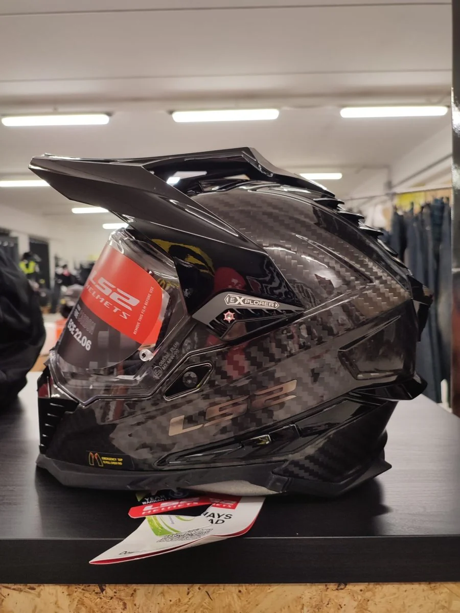 Casco Adventure LS2 MX701 C EXPLORER Carbonio 2206 Carbon nero lucido - Image 7