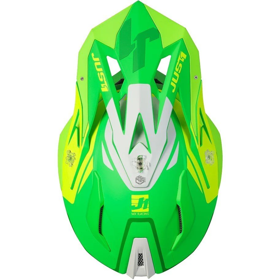 Casco cross enduro Just1 J18 Mips Pulsar verde lime - Image 4