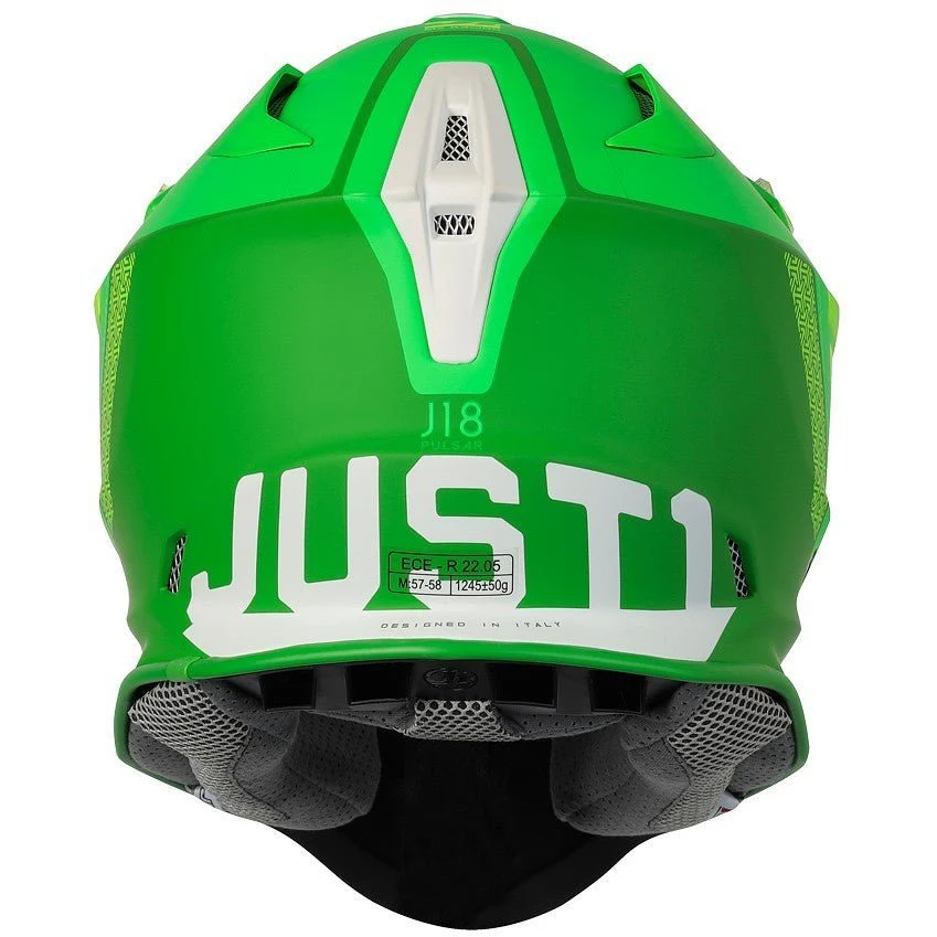 Casco cross enduro Just1 J18 Mips Pulsar verde lime - Image 5