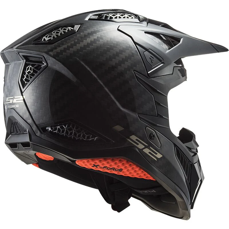 Casco Cross enduro LS2 MX703 C X-FORCE PRO FIM MATT CARBON - Image 4