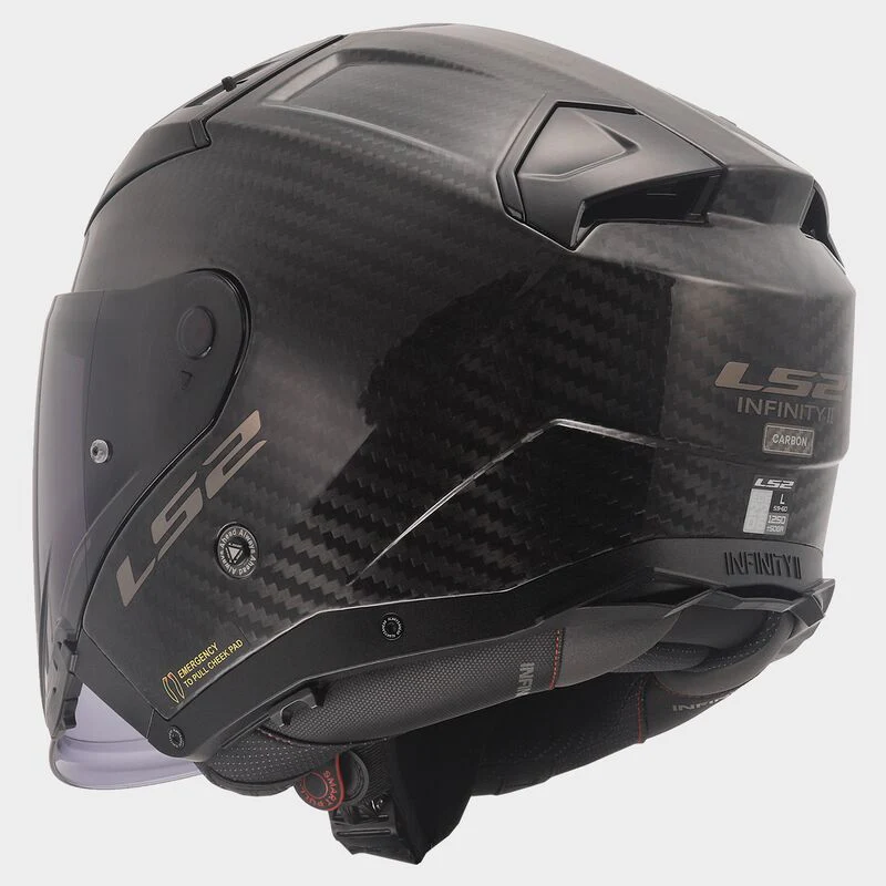 Casco jet LS2 Infinity 2 OF603 Carbon - Image 10