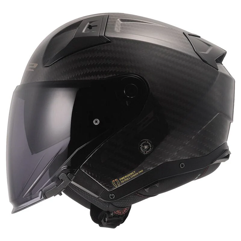 Casco jet LS2 Infinity 2 OF603 Carbon - Image 12