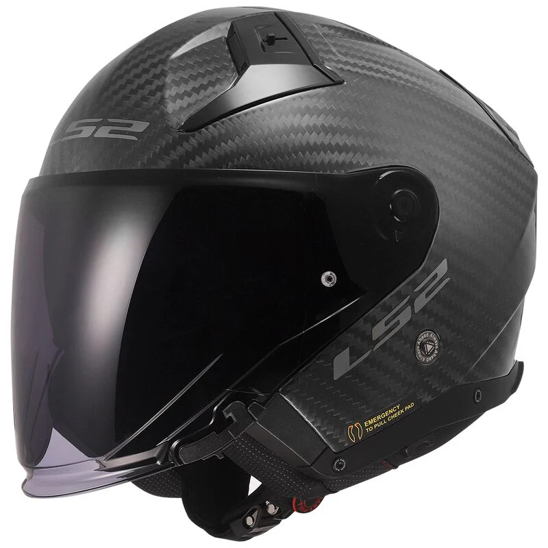 Casco jet LS2 Infinity 2 OF603 Carbon - Image 14