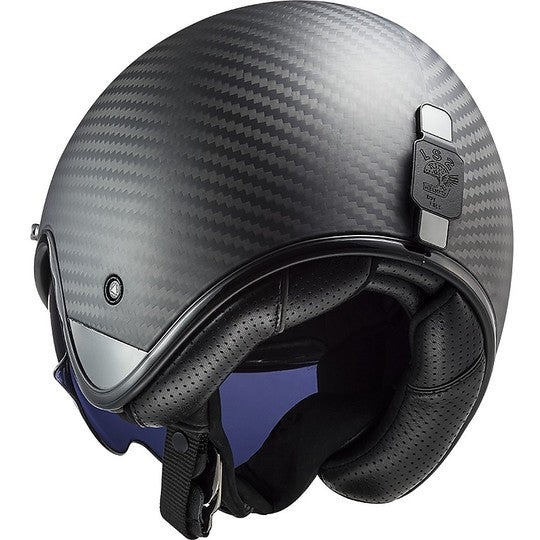 Casco jet LS2 OF601 BOB in carbonio Carbon - Image 4