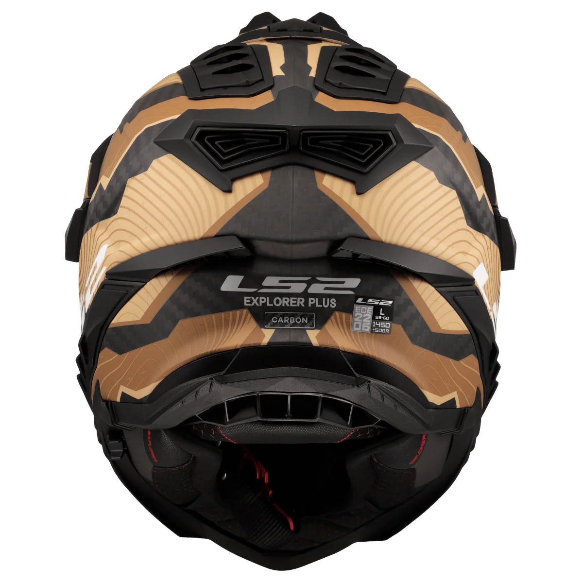 Casco LS2 MX701 C EXPLORER 2206 Carbon Trick Brown sand - Image 5