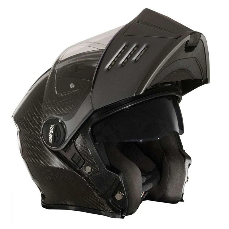 Casco Modulare Simpson Darksome Carbon 2206 nero - Image 2