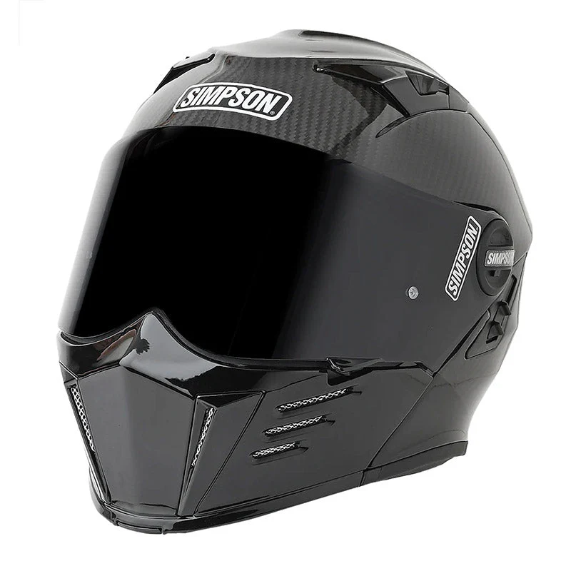 Casco Modulare Simpson Darksome Carbon 2206 nero - Image 3