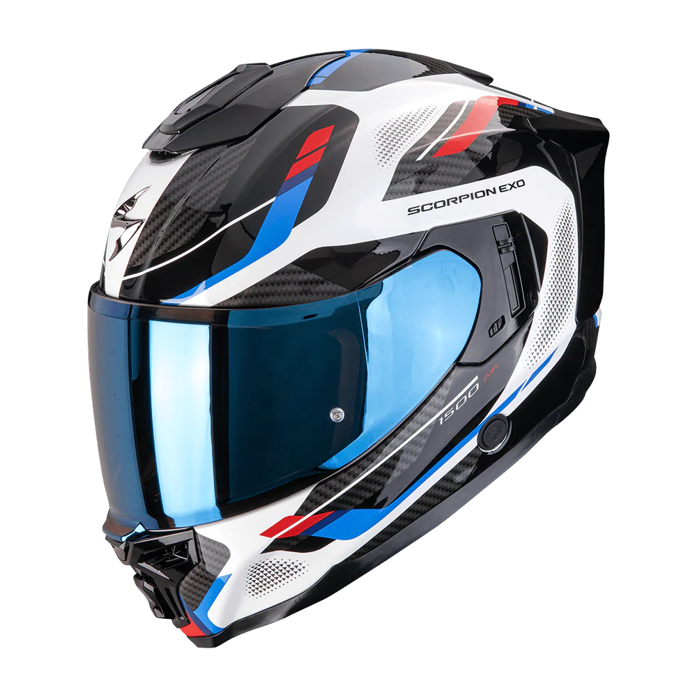 Casco Scorpion EXO-1500 Air Sleek blu rosso