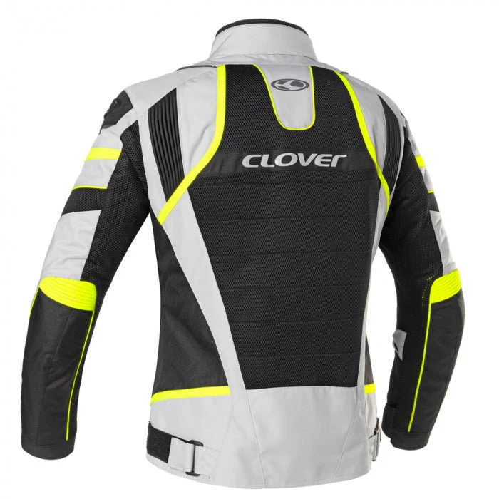 Giacca donna Clover Rainjet 2 WP Giallo-Grigio-Nero - Image 5