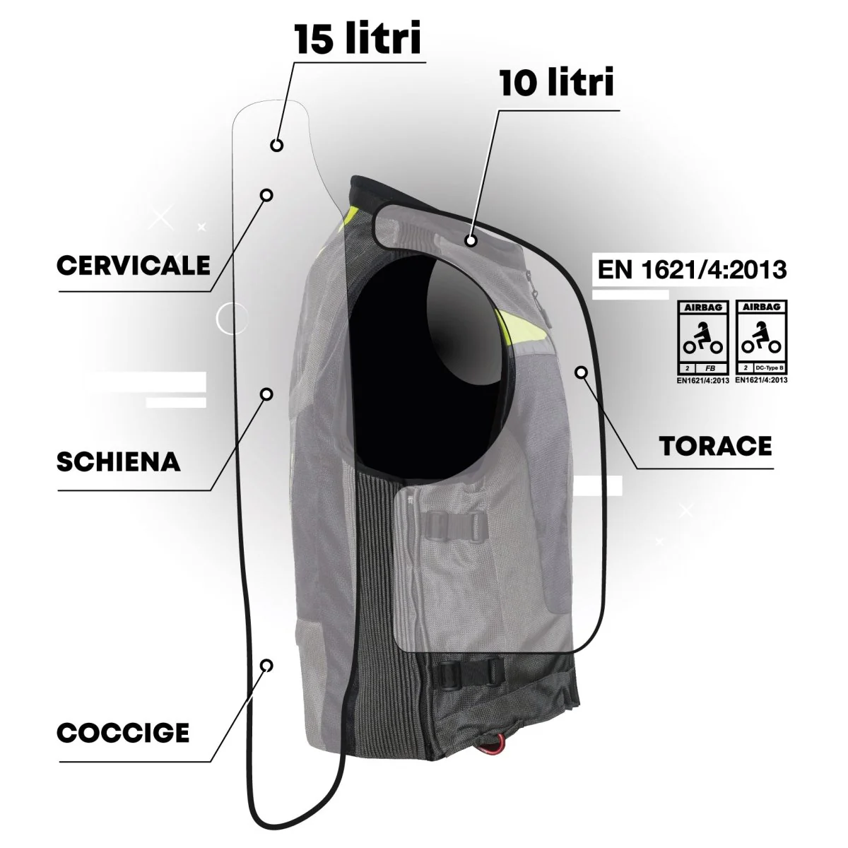 Gilet Motoairbag MAB v4 GILET MODULAR - Image 4