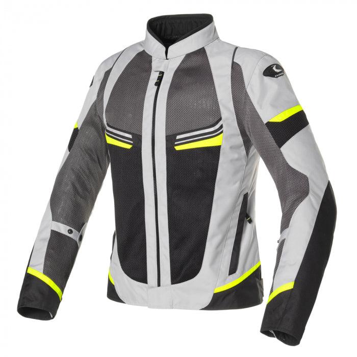 Giubbotto estivo Clover Airjet 5 grigio giallo nero - Image 4