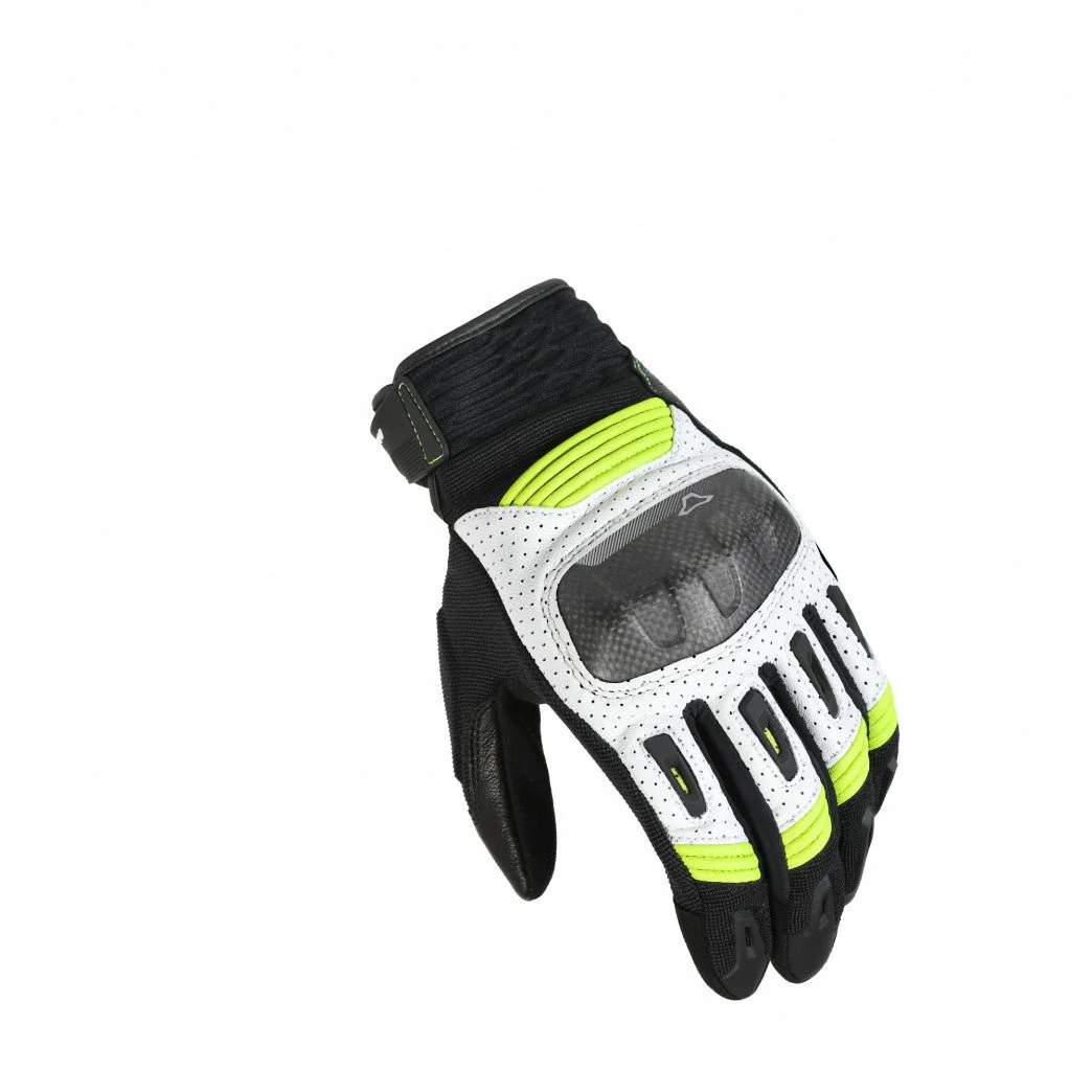 Guanti moto pelle e tessuto Macna Rime - Image 11