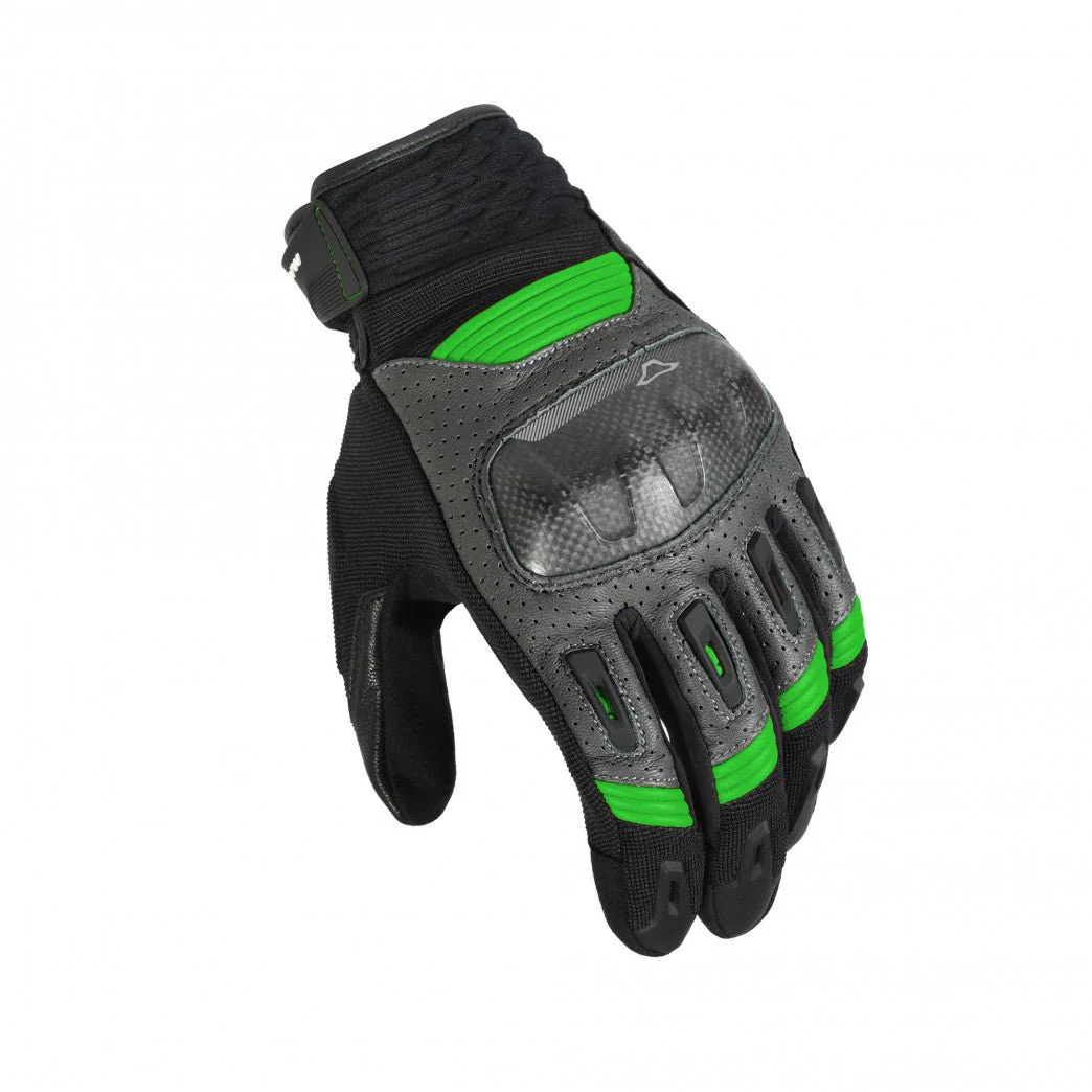 Guanti moto pelle e tessuto Macna Rime - Image 7