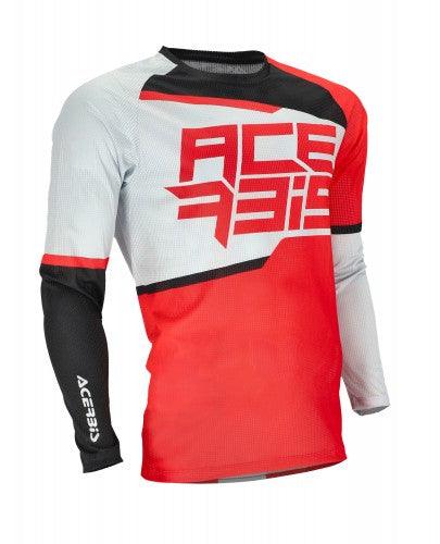 Maglia cross enduro Acerbis MX J-Windy Two Vented Grigio rosso
