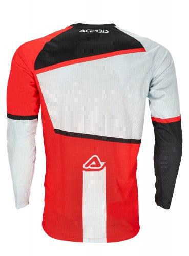 Maglia cross enduro Acerbis MX J-Windy Two Vented Grigio rosso - Image 2